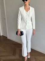 White Monaco suit