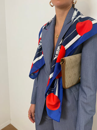 Blue Lao Suit