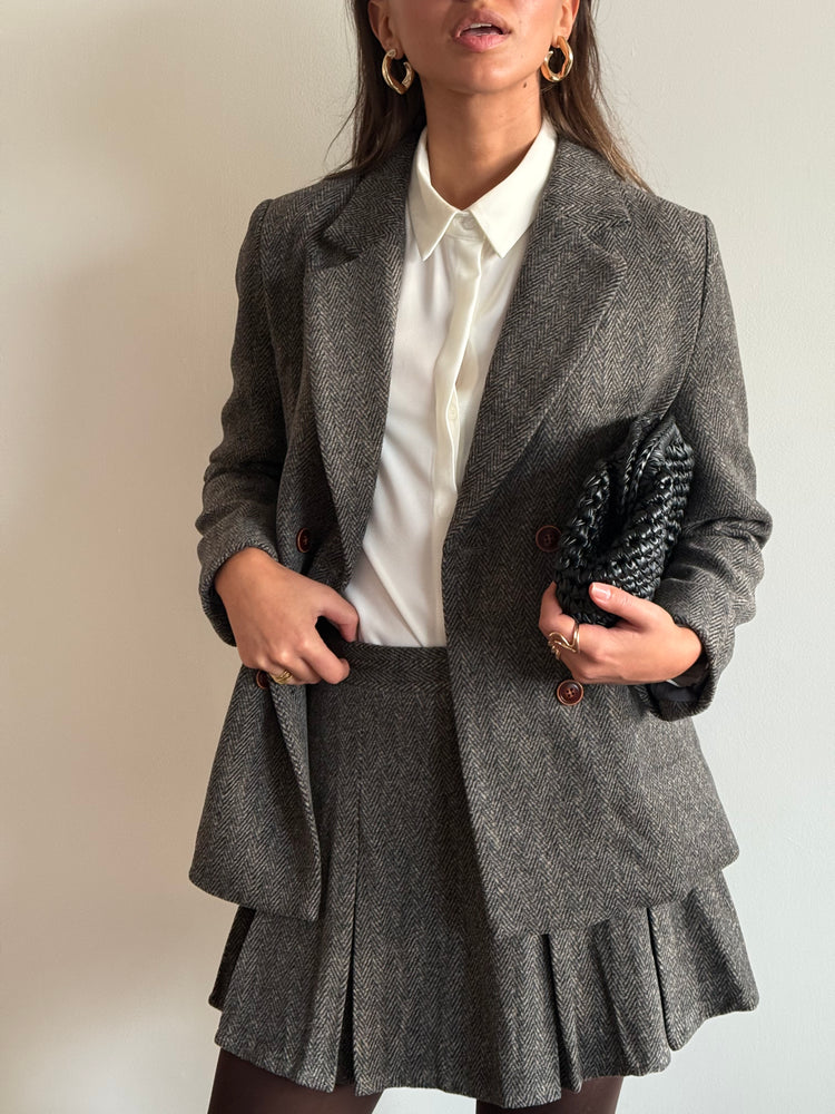 Brown Josie Skirt Suit