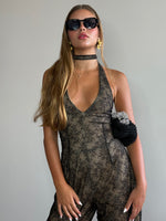 Luxe black overalls