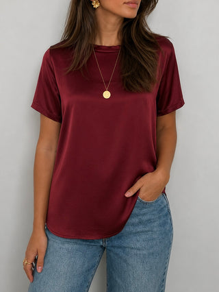 burgundy Chloe Shirt