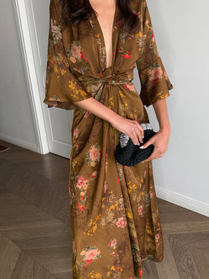 Brown Santorini Dress