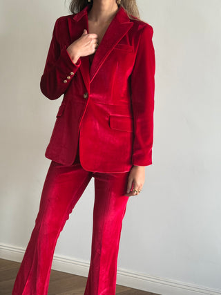 Red Velvet Suit