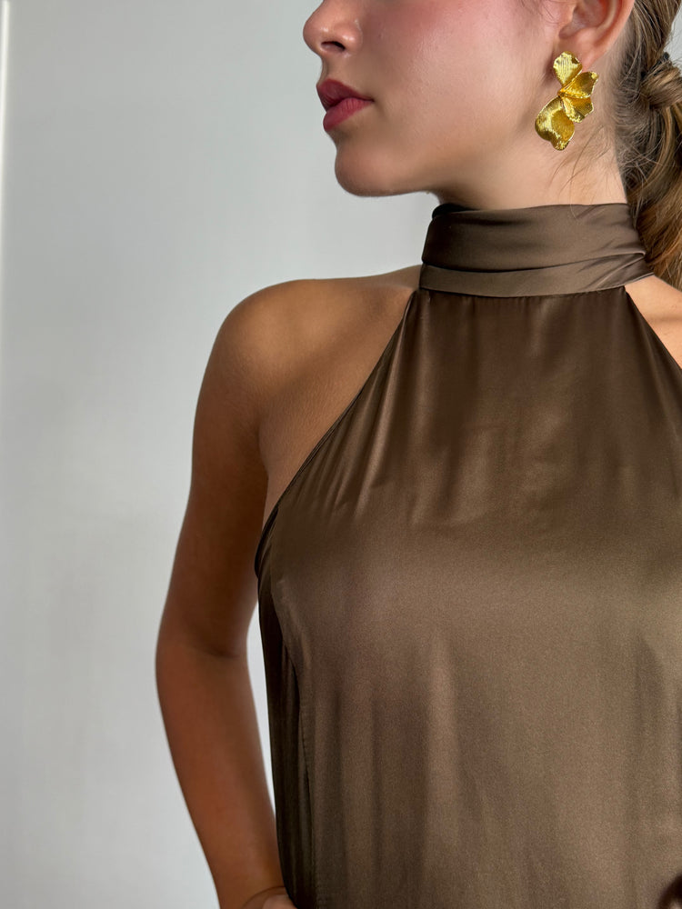Brown Pee-pee Dress