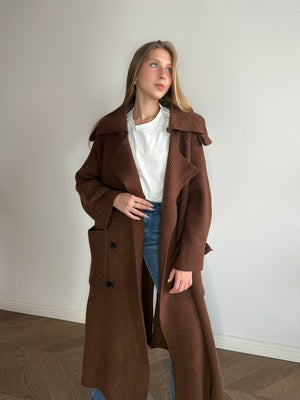 Joanna brown coat