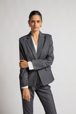 Striped choli suit