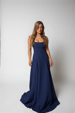Ingrid Navy Dress