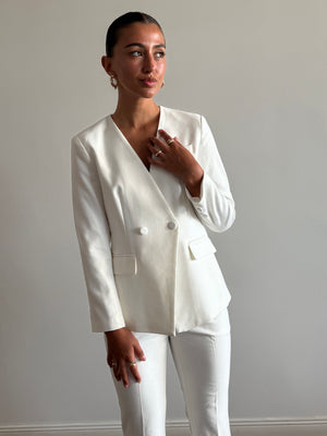White Croc Suit