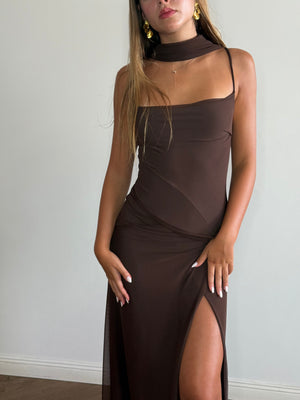 Brown Lawrence Dress