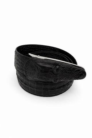 Black Crocodile Belt