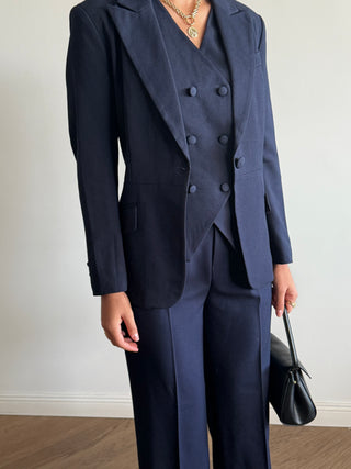 Navy Three-Piece Suit