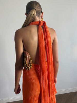 Orange Sissy Overalls