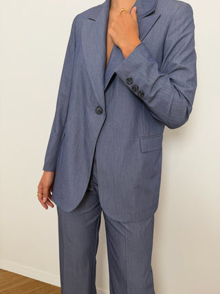 Blue Lao Suit