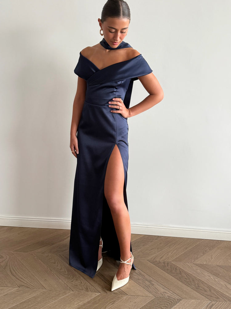 Blair maxi navy dress