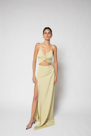 Kim Francis yellow dress