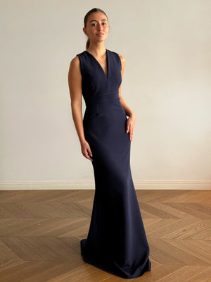 Navy Temple Dress