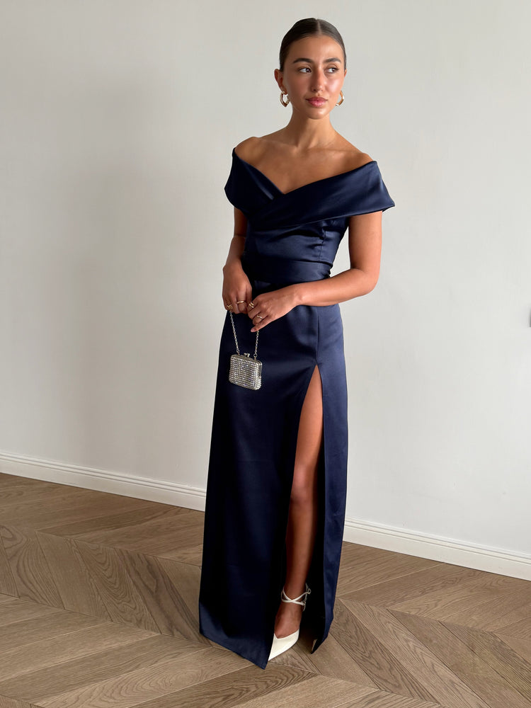 Blair maxi navy dress