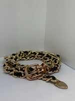 Gold chain belt