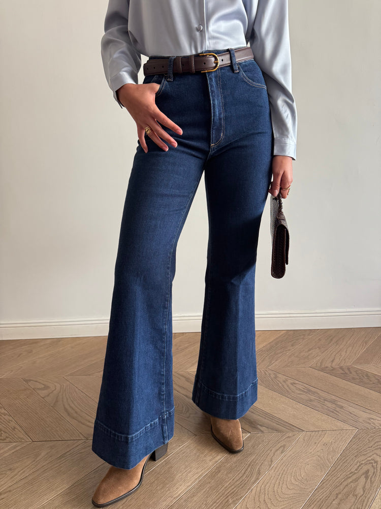 Rollas Jeans Pedalfon Dark Blue