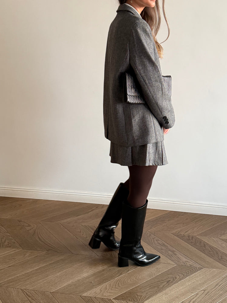 Black Josie Skirt Suit