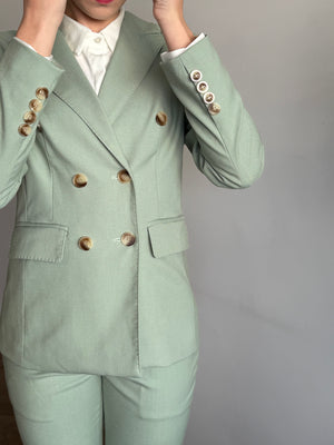 Green Zen suit