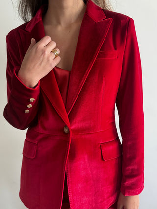 Red Velvet Suit