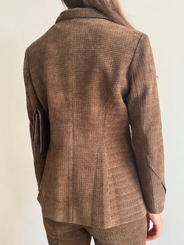 Brown corduroy suit