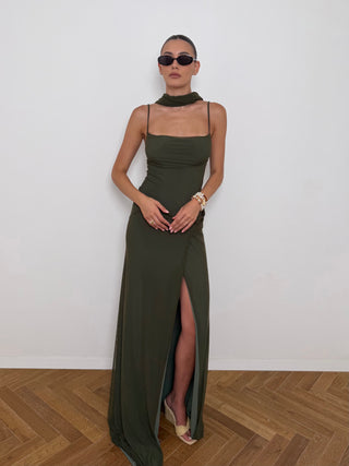 Lawrence Olive Dress