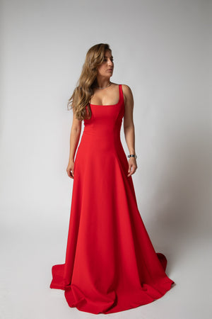Red Ingrid Dress