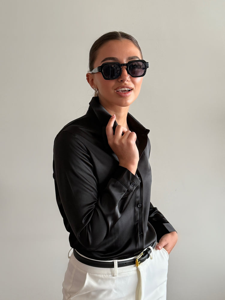 Black Perla button-down shirt