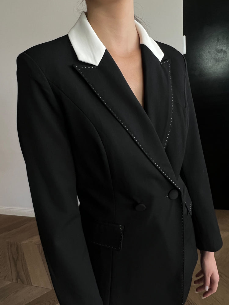 Black Chanel suit