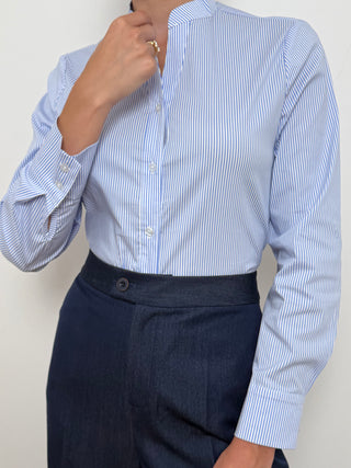 Light Blue Striped Shirt