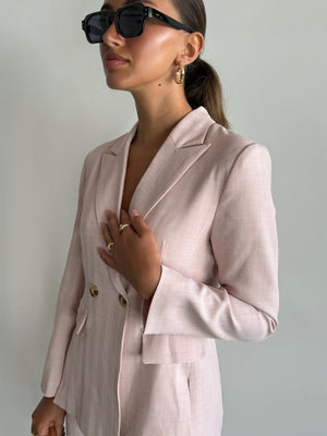 Caroline pink suit