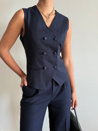 Navy Three-Piece Suit