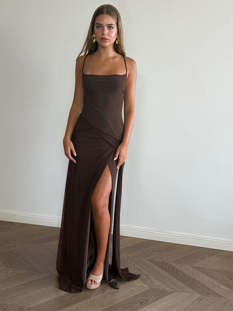 Brown Lawrence Dress