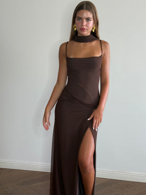 Brown Lawrence Dress