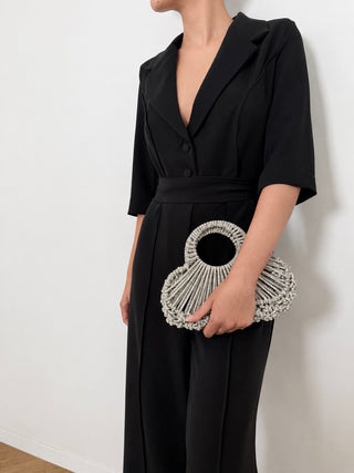 Clarins Black Jumpsuit