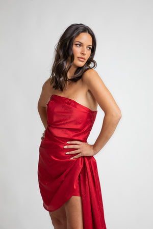 Red Josephine dress