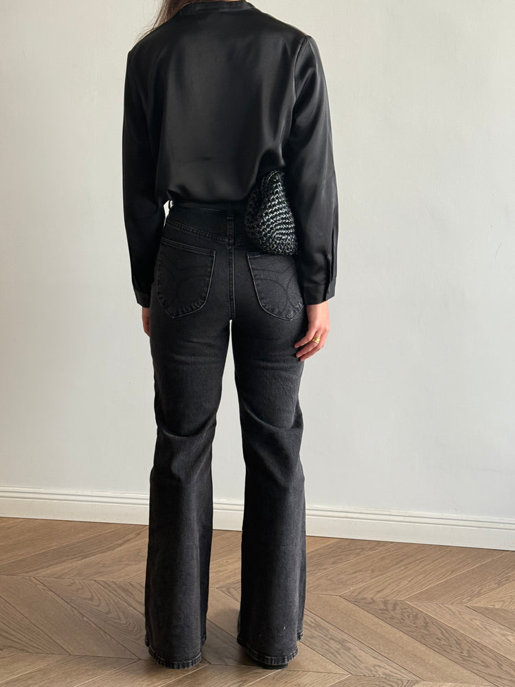 Rollas Jeans Pedalfon Black