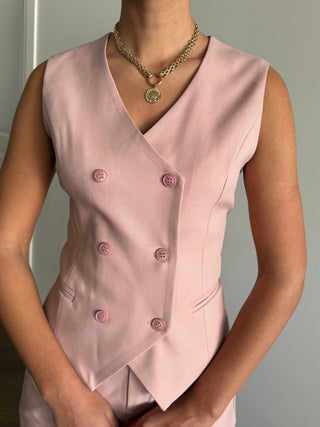 Pink Three-Piece Suit