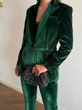 Green Velvet Suit
