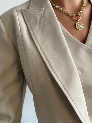 Stone Three-Piece Suit