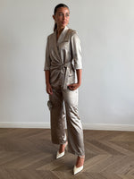 Eliza champagne suit