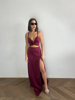 Kim Francis fuchsia dress