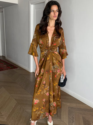 Brown Santorini Dress