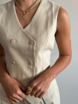 Stone Three-Piece Suit