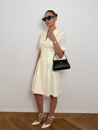 Cream Lori Dress