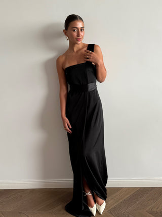 Diana Black Maxi Dress