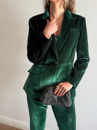 Green Velvet Suit