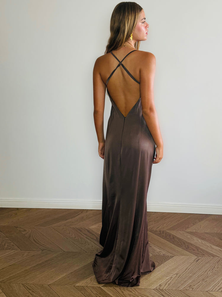 Brown Peaky dress